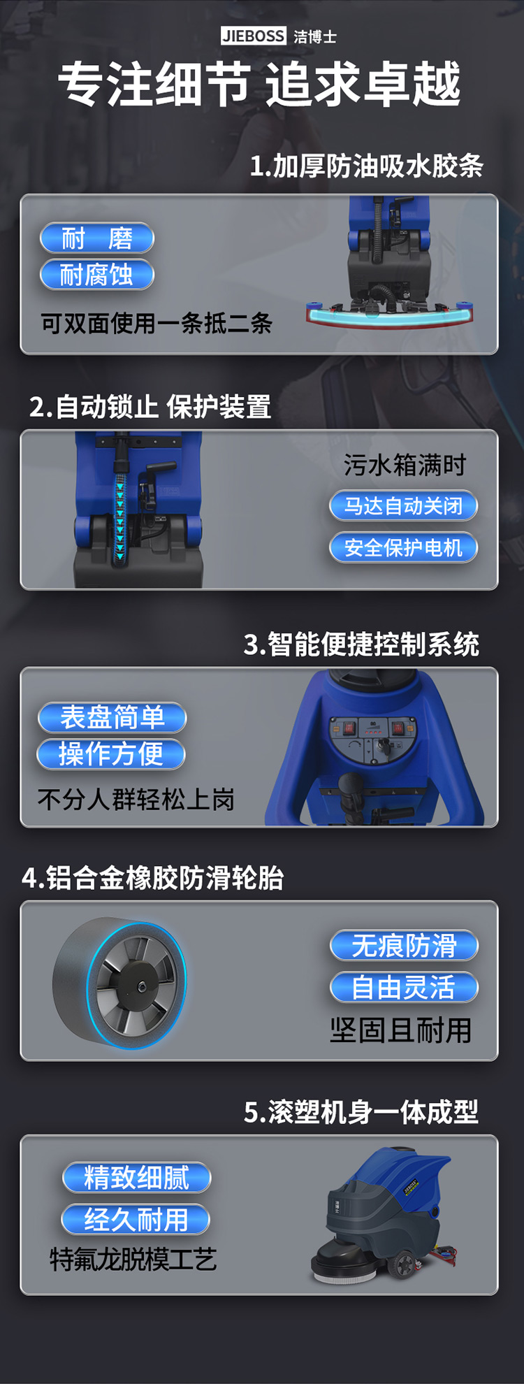 潔博士手推式智能洗地機680 潔博士手推式智能洗地機680